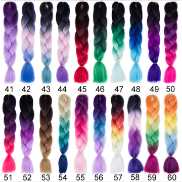 China Factory Wholesale Braid Hair, Synthetic Braiding Hair, Synthetic ...