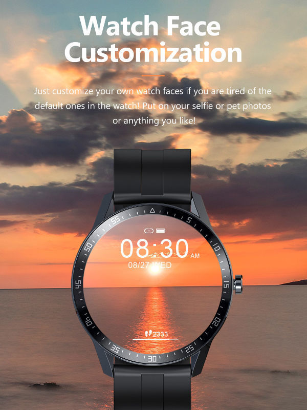 smart watch with customizable face