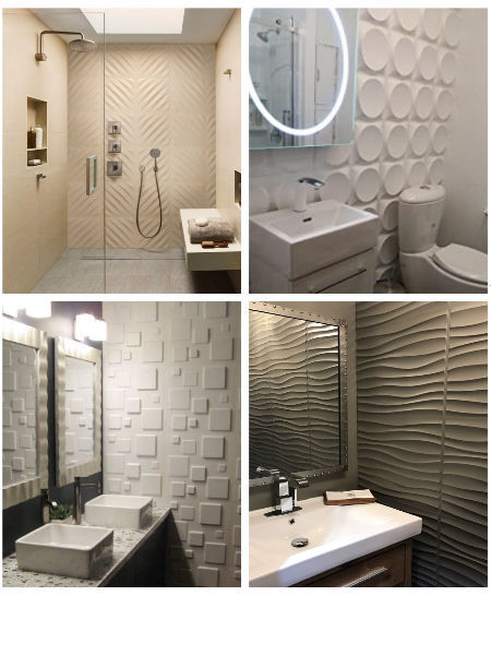 China 3D dimensional wall panels interior home decorations pvc wall ...