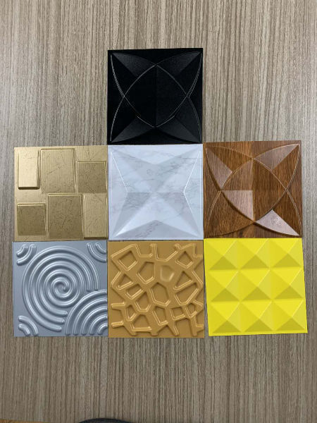 China 3D dimensional wall panels interior home decorations pvc wall ...