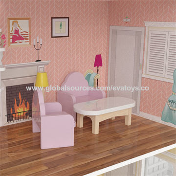 Buy Wholesale China New Arrival Children Large Wooden Dolls House Furniture  Sets With Elevator W06a355c & Wooden Dolls House Furniture Sets at USD 35