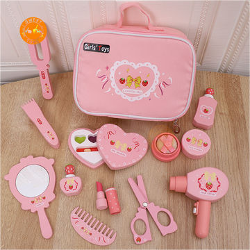 Maquillaje De Madera Para Niñas Juego De Juguetes De Maquillaje De