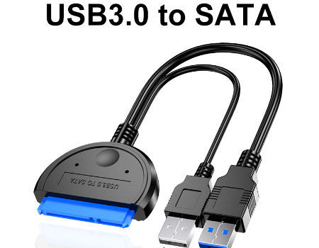 Adaptateur de câble de disque dur interne à externe, SATA 7