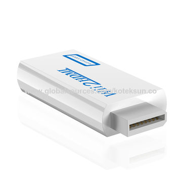 Buy Wholesale China Wii To Hdmi Adapter, Wii2hdmi 3.5mm Audio  Video,720p/1080p All Wii Display Modes For Nintendo & Wii To Hdmi Adapter,  Wii To Hdmi, Hdmi Adapter at USD 2.15