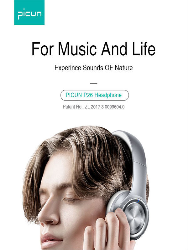 p26 wireless stereo headphones