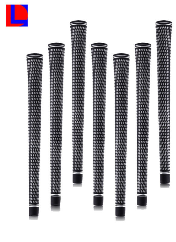 China OEM Factory Price Nonslip Wearresisting rubber FullCord standard irons golf grips on