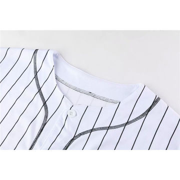 Source Wholesale sublimation custom baseball jersey/vintage baseball jersey,fashion  stripe baseball jersey on m.