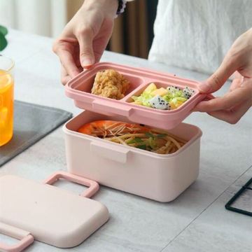 Cute Owl Students Lunch Box with Spoon Kids Bento Box Food Container with  Compartments Dinnerware Case Storage Box - China Plastic Lunch Box and  Lunch Box price