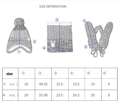 3 Pcs Kids Scarf Mittens and Hat Set for Boys and Girls Winter Knit Pompom Beanie and Infinity Scarf supplier