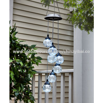 Bulk Buy China Wholesale Glass Globe Led Solar Light Mobiles 4.5