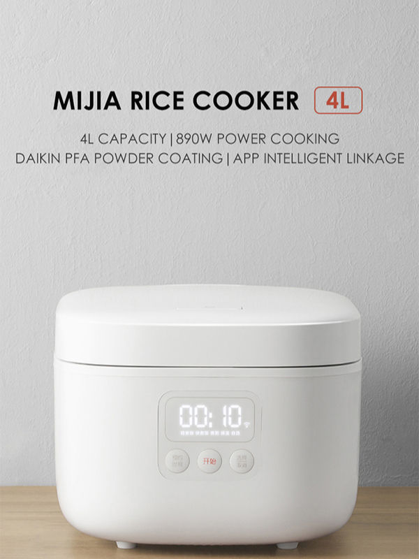 Xiaomi Mijia Electric Reiskocher Cooker Warmer 4L 24Hrs Timing Smart APP Linkage 