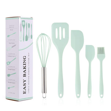 spatula, silicone & wood handle white ETA MAY - Whisk