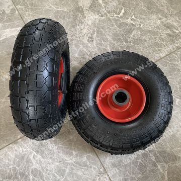 Kaufen Sie China Großhandels-3,50-4 Luftrad 10 Zoll Gummi Rad Hand Lkw  Reifen 10'' und Pneumatic Rubber Wheel Großhandelsanbietern zu einem Preis  von 2.5 USD