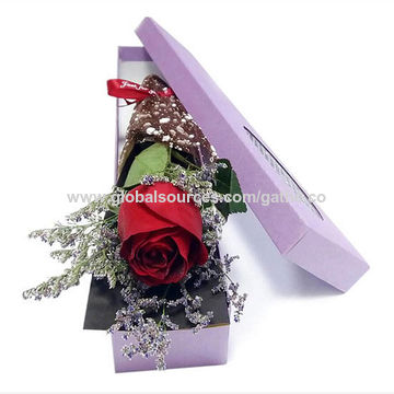 Buy Wholesale China Luxury Posy Boxes Flower Rose Pack Bags The Valentine's  Day Florist Gift Package & Flower Packaging Box at USD 1