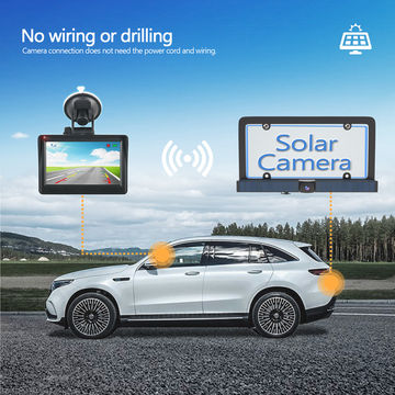 Buy Wholesale China 4.3inch Car Monitor With Wireless Camera Solar Power  Rearview Camera System For Us Car & Wireless Camera Solar Power System at  USD 69