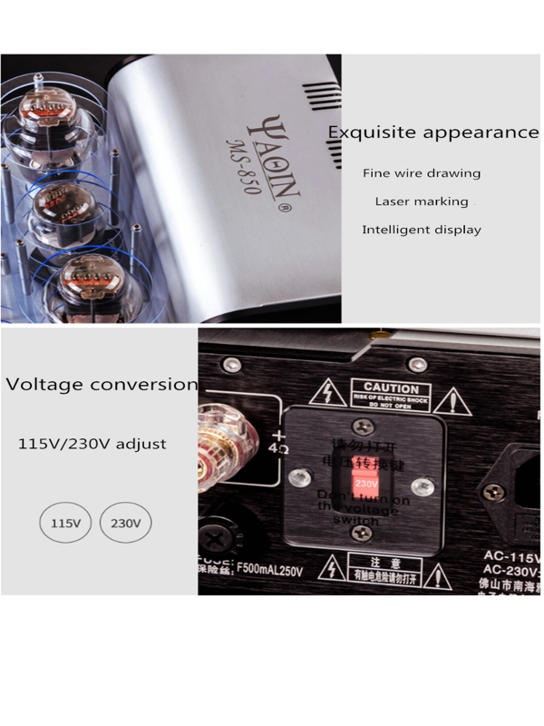 China Y094 YAQIN MS850 Tube Tube Amplifier HiFi Split Fever Home