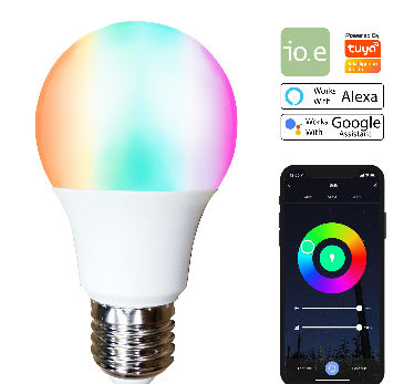 New Bulb Smart Led Light E27 Rgb Dimmable Control Lamp 15w Wifi Bluetooth Remote 