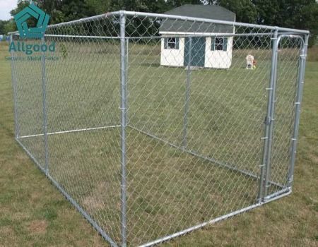 Buy Wholesale China Allgood Large Outdoor Pet Dog Run House, Chain Link Fence  Dog Kennel Cage & Dog House At Usd 155 | Global Sources