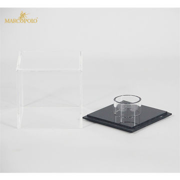 Factory Custom Standing Acrylic Transparent Display Box with