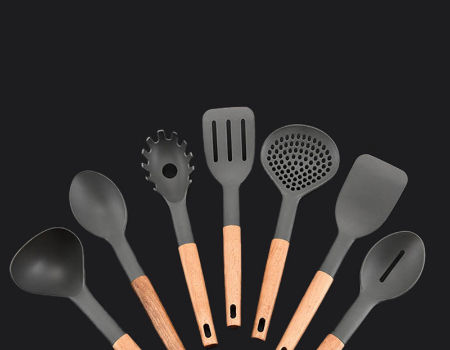 Buy Wholesale China Silicone Spatula Cook Tool Set 5-piece Whisk Brush  Kitchen Tool Color Box Packaging & Cook Tool Set at USD 2.35