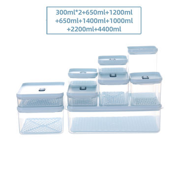 Buy Wholesale China Home Kitchen Cabinet Fridge Organizer Food Sundries  Snacks Container Sundries Storage Box Bin & Food Container Sundries Storage  Box at USD 1.9
