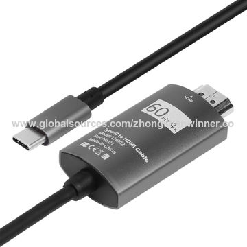 USB C auf HDMI Kabel 4K@60Hz Adapterkabel Typ C auf HDMI Kabel (Thunderbolt 3 kompatibel) - Hochwertiges Kabel für Geschäftskunden