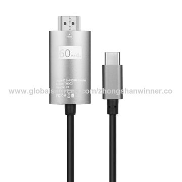 USB C auf HDMI Kabel 4K@60Hz Adapterkabel Typ C auf HDMI Kabel (Thunderbolt 3 kompatibel) - Hochwertiges Kabel für Geschäftskunden
