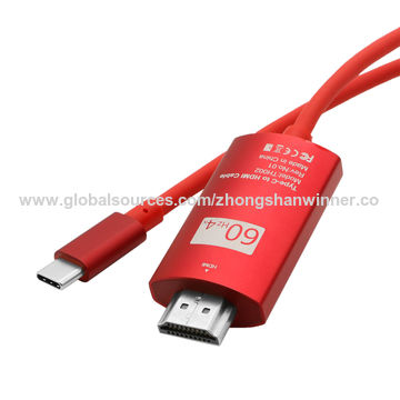 USB C auf HDMI Kabel 4K@60Hz Adapterkabel Typ C auf HDMI Kabel (Thunderbolt 3 kompatibel) - Hochwertiges Kabel für Geschäftskunden