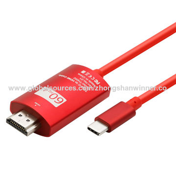 USB C auf HDMI Kabel 4K@60Hz Adapterkabel Typ C auf HDMI Kabel (Thunderbolt 3 kompatibel) - Hochwertiges Kabel für Geschäftskunden