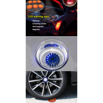 Battery Operated LED Safety Road Flares Emergency Lights for Vehicles  Portable LED Road Flares with 9 Flash Modes - China Warning Light, LED Road  Flares