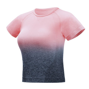 purple t-shirts mens spring summer casual sports comfortable soft gradient  solid color slim short sleeve v neck t shirt