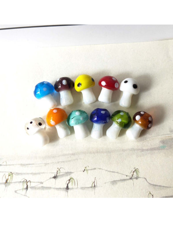 Buy Wholesale China Glass Mushroom Stone Beads For Bracelet Necklace  Jewelry Making & Glass Beads For Jewelry Making at USD 0.83