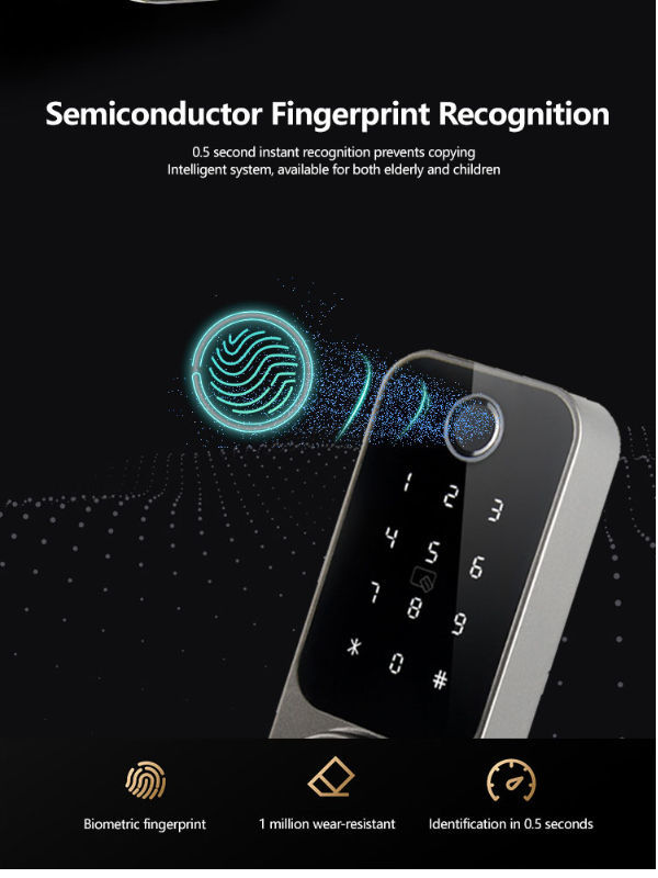 China Security electronic combination door lock smart APP fingerprint ...