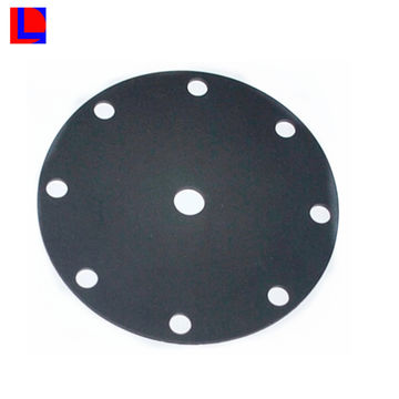 China Customized Size Black Color EPDM Material Rubber Diaphragm For ...