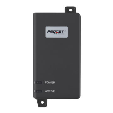 China Passive 45W PoE injector, Procet Gigabit 45W 55Vdc 0.82A output ...