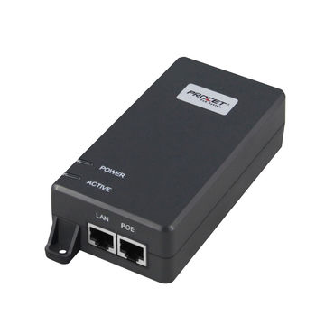China Passive 45W PoE injector, Procet Gigabit 45W 55Vdc 0.82A output ...