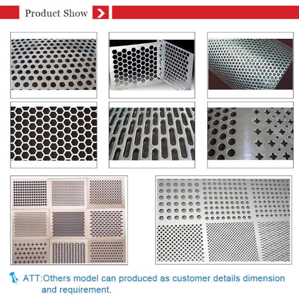 Slot hole Stainless steel perforated sheet metal/perforated metal mesh