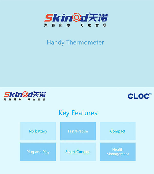 China CLOC Mobile Phone digital thermometer High Sensitivity Infrared