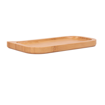 Platos de bambú 100% naturales hechos a mano, paletas de bambú para frutas, ideales para el hogar y comidas al aire libre.