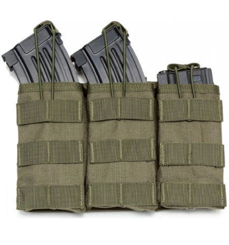 Army Combat Military Utility Duo Ammo Mag Magazine Webbing Pouch Double Triple 