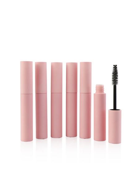 Long Cylinder Pink Mascara Tube Eyelash Eyeliner Tube Mascara Packaging 