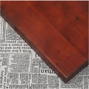 Bandeja grande de madera maciza, platos de madera cuadrados con rayas de colores, se aceptan personalizaciones