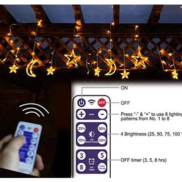 Smart Tuya Wifi Led String Light Timer Garland Curtain Lamp Home