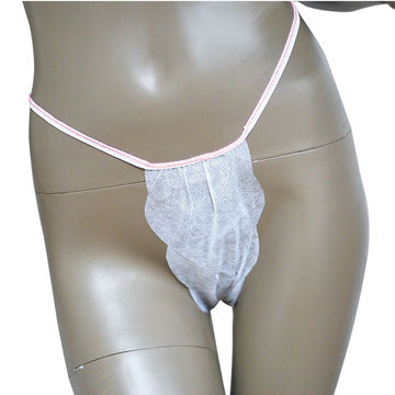 Disposable Thong Underwear, Disposable Women Panties