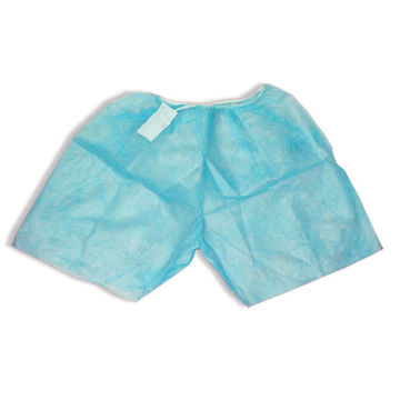 Disposable Nonwoven Sauna Pants Blue Short for SPA - China Sauna Pants and  Disposable Pants price