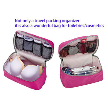 Travel Home Organizer Zip Bag Case Portable Bra Storage Bag