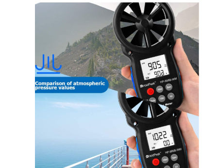 Wind Speed Meter Anemometer Air Flow Altitude HPA Measuring HP-866B-WM 