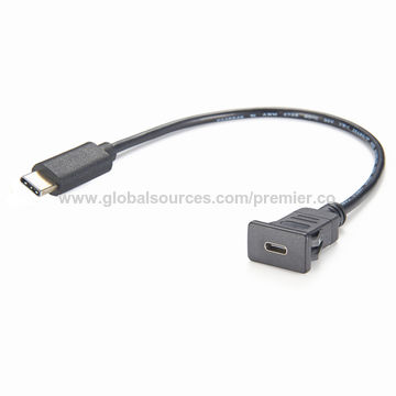 Buy Wholesale China Snap-in Panel Mount Cable - Usb C Extension Cable & Usb-c  Cable at USD 3.6