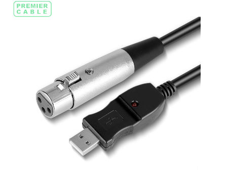 China Premier Cable Xlr To Usb Male Female Mic Link Converter Cable On Global Sources Xlr Connector Cable Usb To Xlr Mic Cable Xlr To Usb Cable