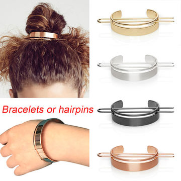 Women Hairpin Headbands Girl Elastic Leather Hair Hoop Handmade